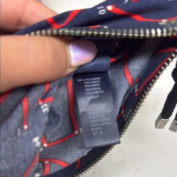 Vilebrequin Navy Blue “Mon Papa” Galaxy Red Limit Edition Pouch